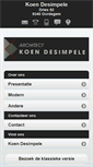 Mobile Screenshot of koendesimpele.be